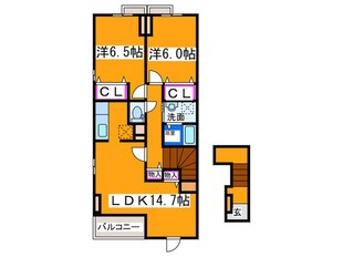 カーサイナバの物件間取画像